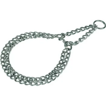 AniOne Collier de chaîne en acier chromé XL, يباع بواسطة DZ DOG SHOP KARIM