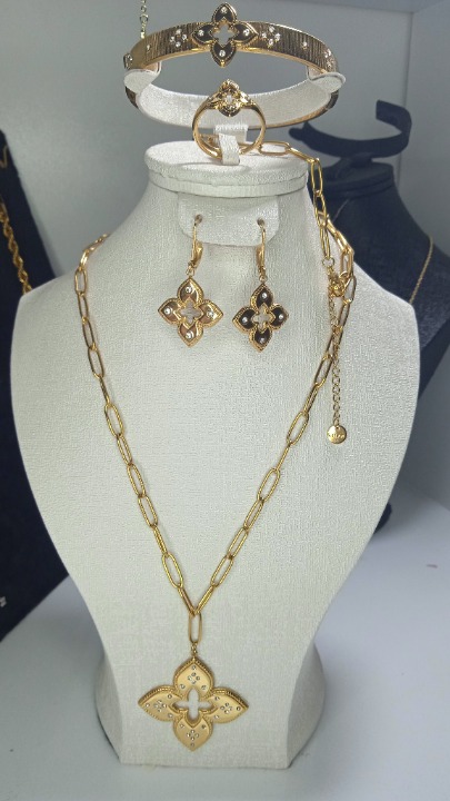 Parure Roberto coin 4pcs , MA Shine Dz