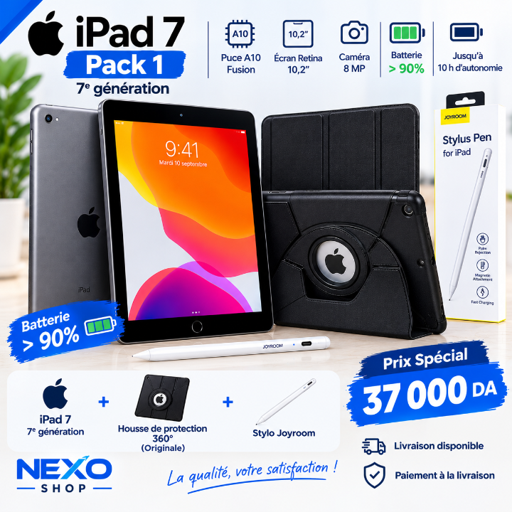 Pack1 ipad 7 baterie >90%