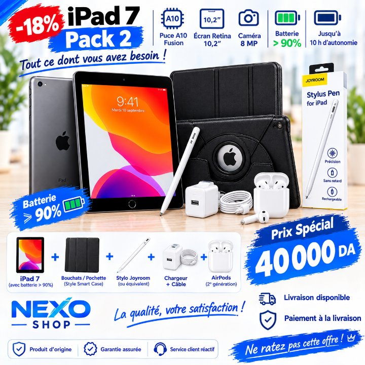 Pack ipad 7 generation , Achats pour tous