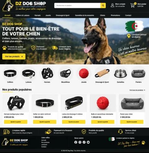 collier pour chien professionnel, DZ DOG SHOP KARIM